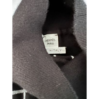 HERMES. Cashmere and silk knit high neck...