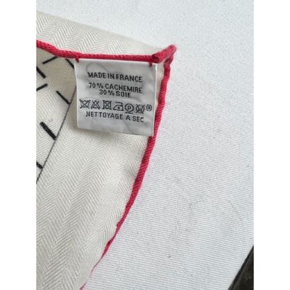 HERMES. Large cashmere and silk shawl Splash...