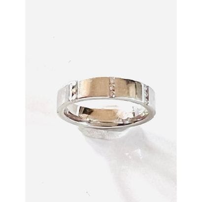 ALLIANCE in white gold 750°/°° interspersed...