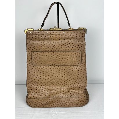 Christian PAUVERT. High bag in beige leather...