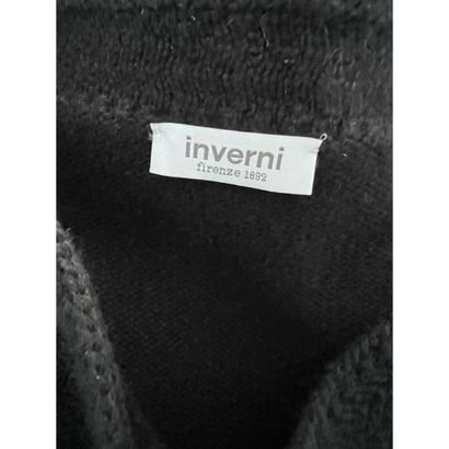 INVERNI. Flared sweater in black cashmere...