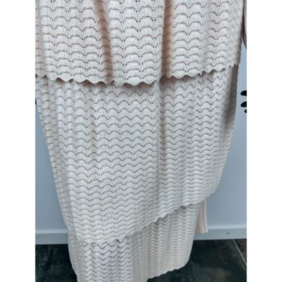 MOLLI. Straight skirt with ruffle knitted...