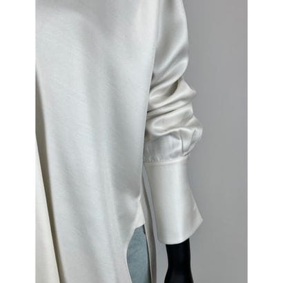 CELINE. Oversized shirt in viscose-silk-wool...