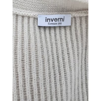 INVERNI Firenze. Thick off-white cashmere...