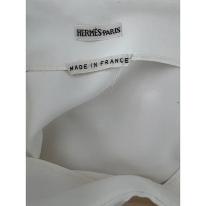 HERMES Paris. Double wrap skirt in thick...