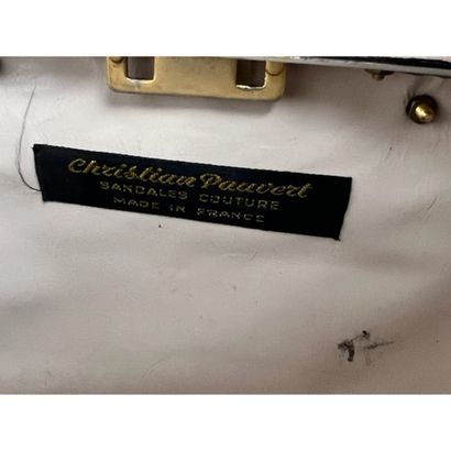 Christian PAUVERT. High bag in beige leather...