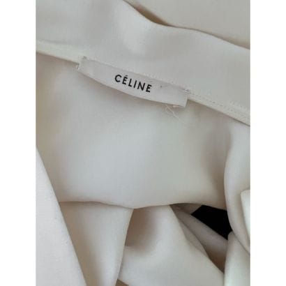 CELINE. Oversized shirt in viscose-silk-wool...