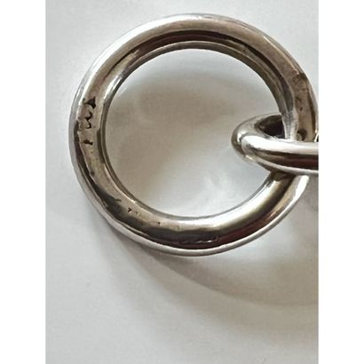 BRACELET in silver with anchor chain (12...