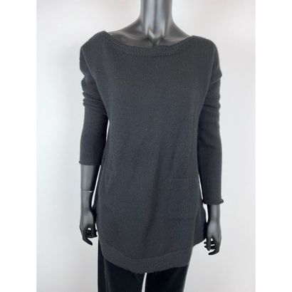 INVERNI. Flared sweater in black cashmere...