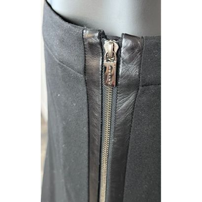CELINE. Straight skirt in stretch wool. 2...