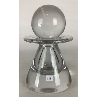 VAL SAINT LAMBERT. ORIGINAL CARAFE in crystal....