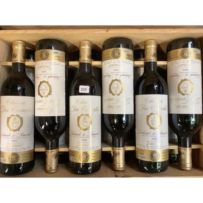 12 Btles CBO Château LES TOURELLES, Janoueix,...