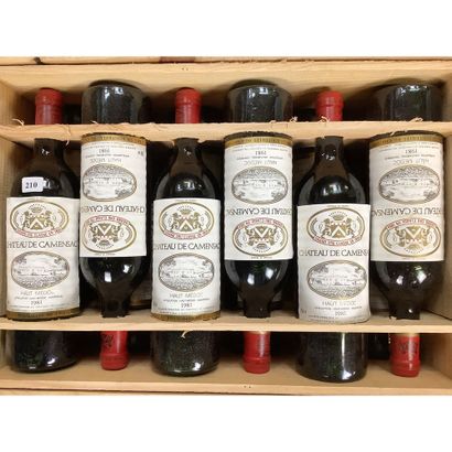 12 Btles CBO Château CAMENSAC, 1981 (Labels...