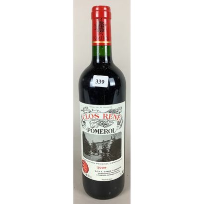 1 Btle de CLOS RENE, Pomerol, 2009.