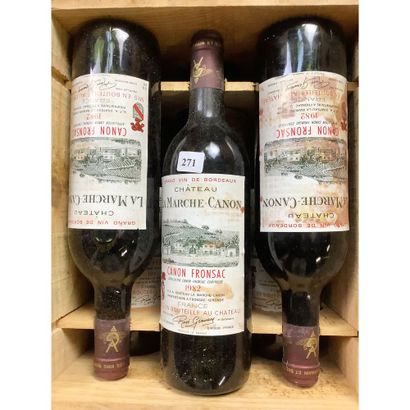 6 Btles CBO Château LA MARCHE-CANON, Canon...