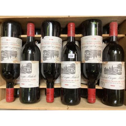 12 Btles CBO Château CROQUE MICHOTTE, GCC,...