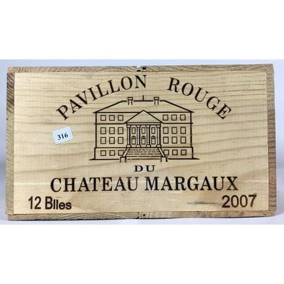 12 Btles CBO PAVILLON ROUGE du Château Margaux,...