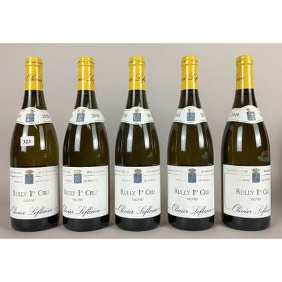5 Btles de RULLY, 1er Cru, « Vauvry », Olivier...