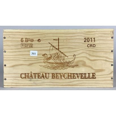 6 Btles CBO Château BEYCHEVELLE, 2011.
