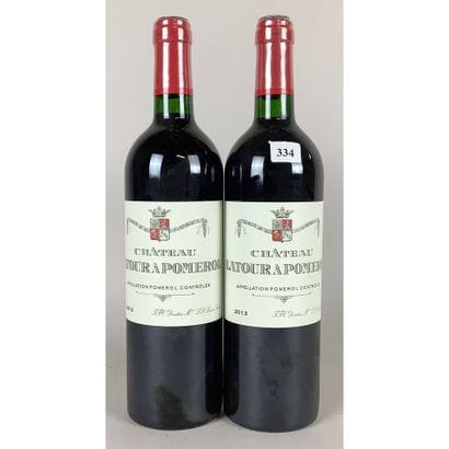 2 Btles Château LATOUR à Pomerol, 2013.