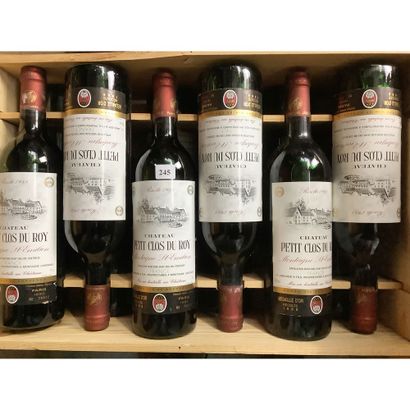 12 Btles CBO PETIT CLOS DU ROY, 1988.