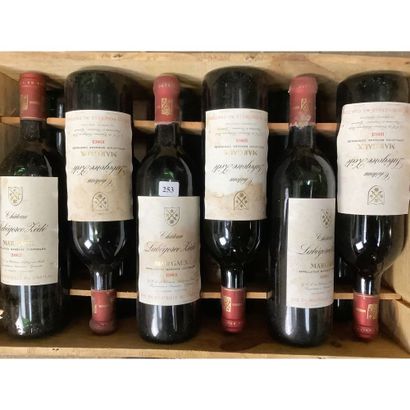 12 Btles CBO Château LABEGORCE-ZÉDÉ, Margaux,...