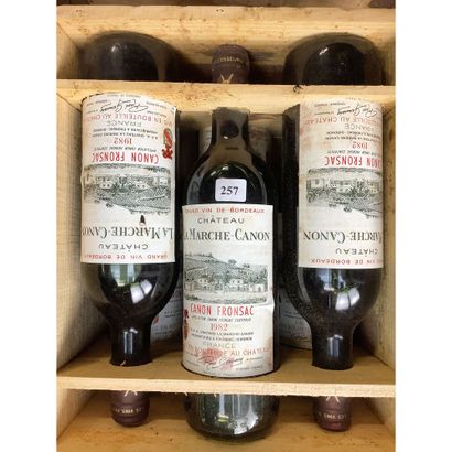 6 Btles CBO Château LA MARCHE-CANON, Canon...