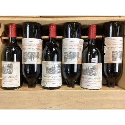12 Btles CBO Château CROQUE MICHOTTE, GCC,...