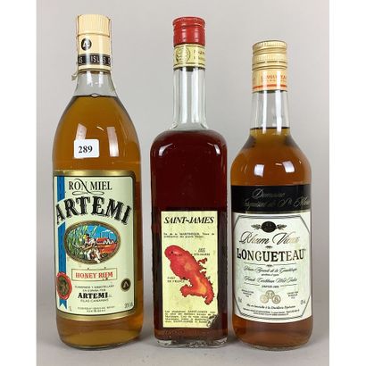 LOT of 3 Btles of Rum including 1 Old Rum...