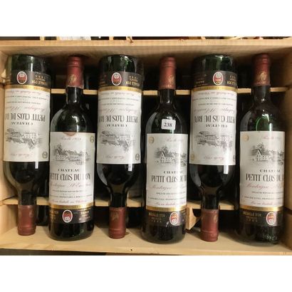 12 Btles CBO Château PETIT CLOS DU ROY, Montagne...