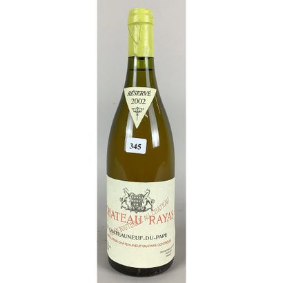 1 Btle Château RAYAS, Blanc, Châteauneuf-du-Pape,...