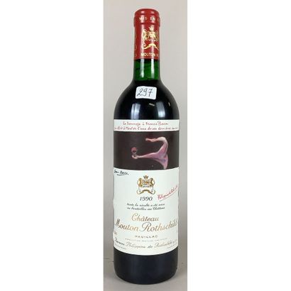 1 Btle Château MOUTON ROTHSCHILD, 1990. Good...
