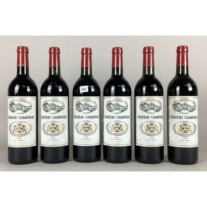 6 Btles Château CAMENSAC, Haut-Médoc, 19...