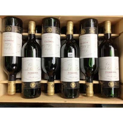 12 Btles CBO Château GRANDS SILLONS GABACHOT,...