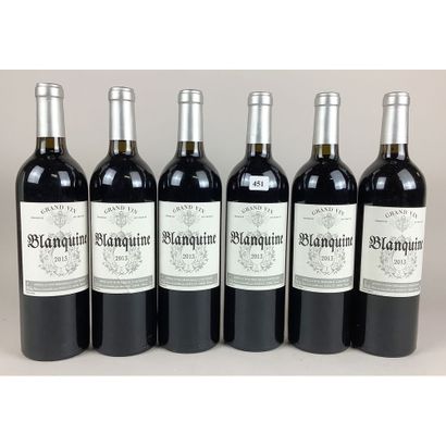 6 Btles (carton) de Vins de Bergerac « Blanquine »,...