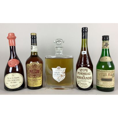 LOT of Old Alcohols including a Vieux Marc,...