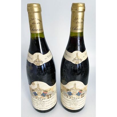 2 Btles HOSPICES DE NUITS, NUITS SAINT-GEORGES,...