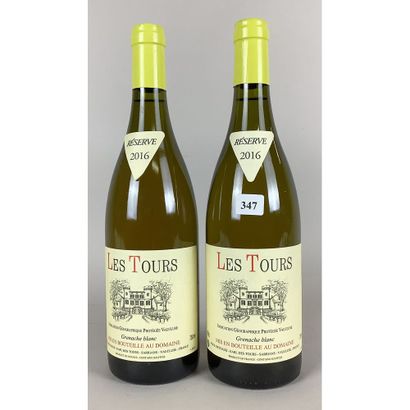 2 Btles LES TOURS en grenache blanc par Reynaud,...