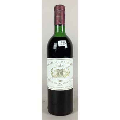 1 Btle Château MARGAUX, 1st GCC, 1969 (low...