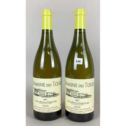 2 Btles DOMAINE DES TOURS, Clairette, Blanc...