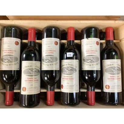 12 Btles CBO Château LA TOUR DU PIN FIGEAC,...