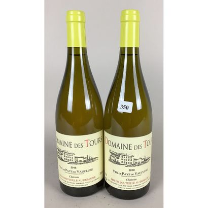 2 Btles DOMAINE DES TOURS, Clairette, Blanc...