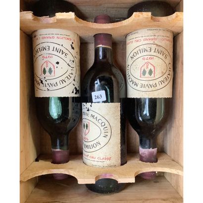 3 Btles CBO Château PAVIE-MACQUIN, Saint-Emilion,...