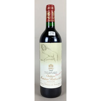 1 Btle Château MOUTON ROTHSCHILD, 1993. Good...