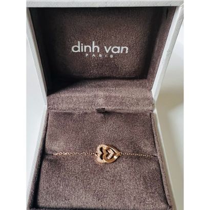 DINH VAN. Flexible BRACELET in pink gold...