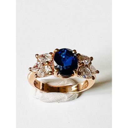 LEONORI. RING in yellow gold 750°/°° decorated...