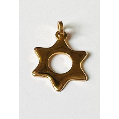 DINH VAN. PENDANT in yellow gold 750°/°°...