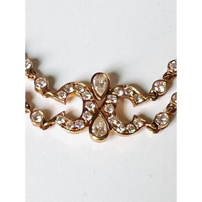 CARTIER. NECKLACE in yellow gold 750°/°°...