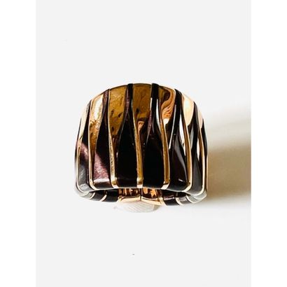 VHERNIER. IMPORTANT open ring in yellow gold...