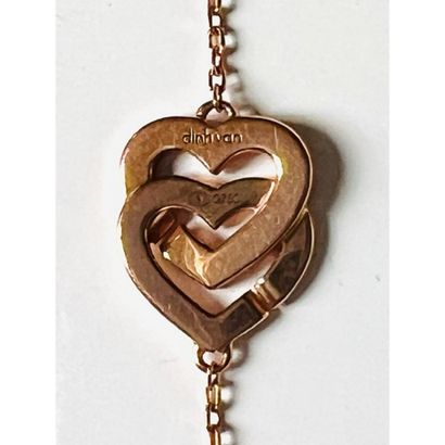 DINH VAN. Flexible BRACELET in pink gold...